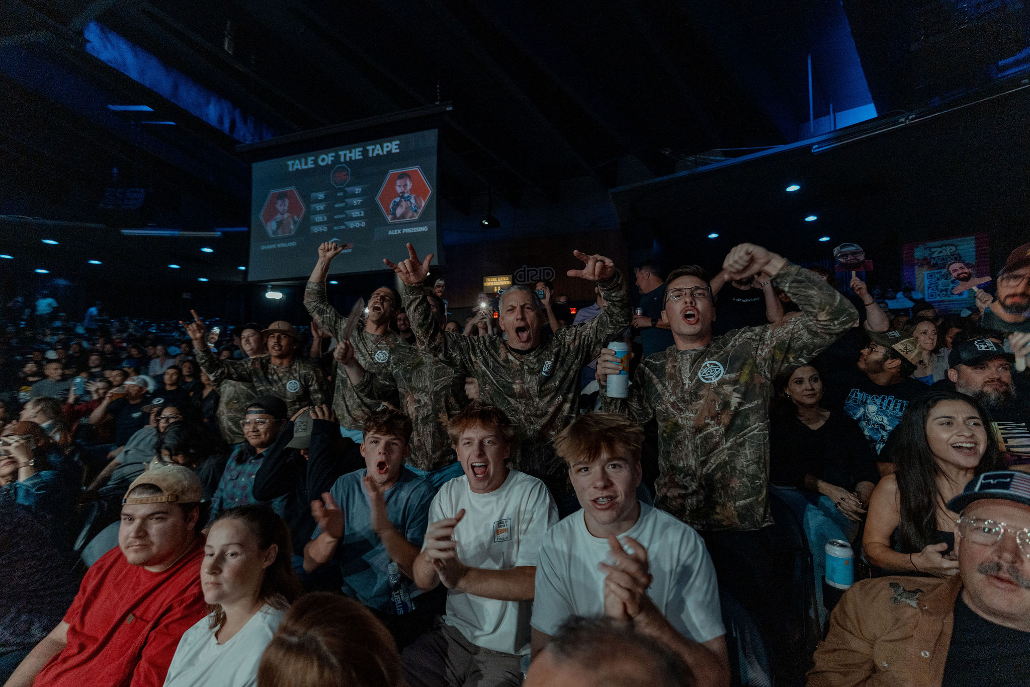 RUF Nation fight night crowd at Celebrity Theatre